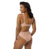 Peachy high-waisted bikini