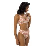 Peachy high-waisted bikini